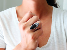 Load image into Gallery viewer, Black Onyx Ring or Pendant (Choose Your Size)
