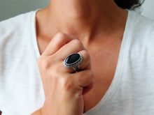 Load image into Gallery viewer, Black Onyx Ring or Pendant (Choose Your Size)