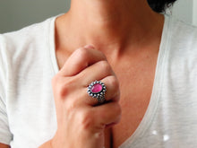 Load image into Gallery viewer, Rose Cut Pink Sapphire Ring or Pendant (Choose Your Size)