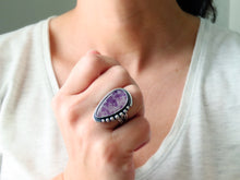 Load image into Gallery viewer, Amethyst Lace Agate Ring or Pendant (Choose Your Size)