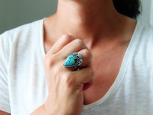 Load image into Gallery viewer, Hubei Turquoise Ring or Pendant (Choose Your Size)