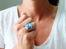 Load image into Gallery viewer, Aquamarine Ring or Pendant (Choose Your Size)
