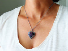 Load image into Gallery viewer, Tiffany Stone Heart Necklace