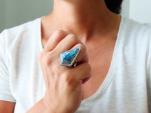 Load image into Gallery viewer, Persian Turquoise with Pyrite Ring or Pendant (Choose Your Size)