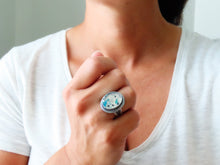 Load image into Gallery viewer, Confetti Chrysocolla Ring or Pendant (Choose Your Size)