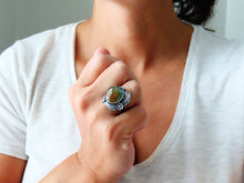 Load image into Gallery viewer, Hubei Turquoise Ring or Pendant (Choose Your Size)