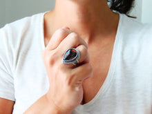 Load image into Gallery viewer, Montana Agate Ring or Pendant (Choose Your Size)
