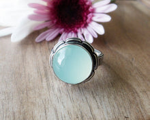 Load image into Gallery viewer, Aqua Chalcedony Ring (Choose Your Size)