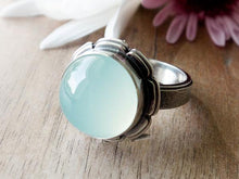 Load image into Gallery viewer, Aqua Chalcedony Ring (Choose Your Size)
