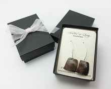 Load image into Gallery viewer, Modern Square Long Silver Earrings