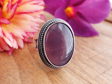 Load image into Gallery viewer, Lavender Chalcedony Ring or Pendant (Choose Your Size)