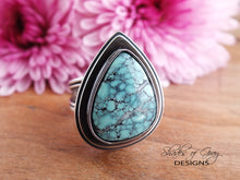 Load image into Gallery viewer, Webbed Turquoise Ring or Pendant (Choose Your Size)