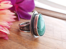 Load image into Gallery viewer, Broken Arrow Variscite Ring or Pendant (Choose Your Size)