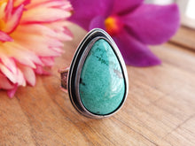 Load image into Gallery viewer, Broken Arrow Variscite Ring or Pendant (Choose Your Size)