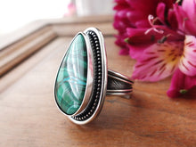 Load image into Gallery viewer, Malachite and Chrysocolla Ring or Pendant (Choose Your Size)