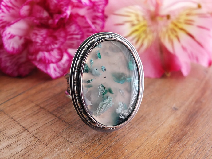 Confetti Chrysocolla Ring or Pendant (Choose Your Size)