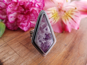 Amethyst Lace Agate Ring or Pendant (Choose Your Size)