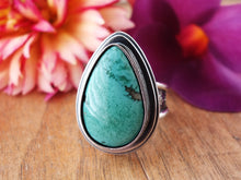 Load image into Gallery viewer, Broken Arrow Variscite Ring or Pendant (Choose Your Size)