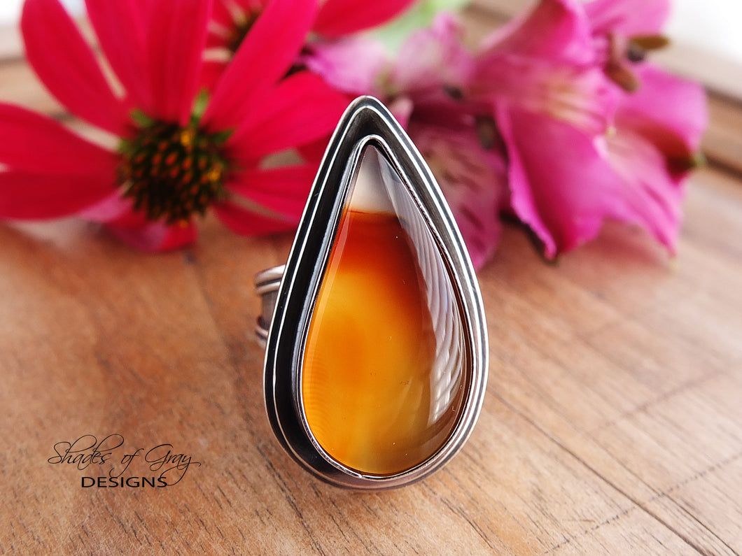 Montana Agate Ring or Pendant (Choose Your Size)