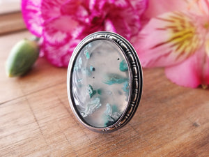 Confetti Chrysocolla Ring or Pendant (Choose Your Size)