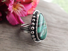 Load image into Gallery viewer, Malachite and Chrysocolla Ring or Pendant (Choose Your Size)