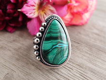 Load image into Gallery viewer, Malachite and Chrysocolla Ring or Pendant (Choose Your Size)