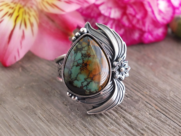 Hubei Turquoise Ring or Pendant (Choose Your Size)