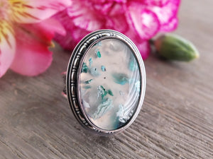 Confetti Chrysocolla Ring or Pendant (Choose Your Size)