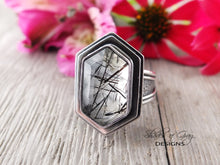 Load image into Gallery viewer, Tourmalinated Quartz Ring or Pendant (Choose Your Size)