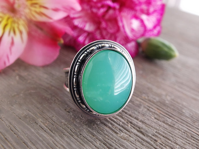 Chrysoprase Ring or Pendant (Choose Your Size)