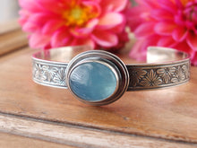 Load image into Gallery viewer, Aquamarine Cuff Bracelet