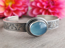 Load image into Gallery viewer, Aquamarine Cuff Bracelet