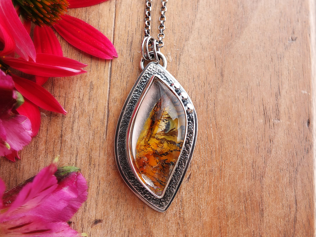 Dendritic Quartz Pendant