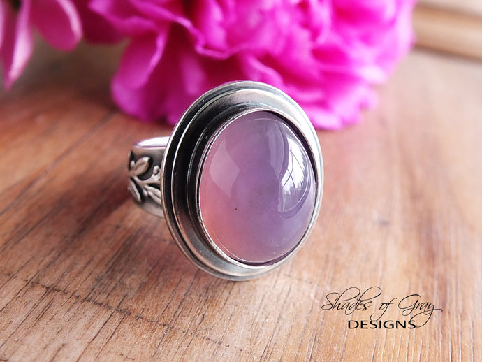 Lilac Chalcedony Ring or Pendant (Choose Your Size)
