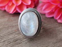 Load image into Gallery viewer, Rainbow Moonstone Ring or Pendant (Choose Your Size)