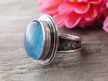 Load image into Gallery viewer, Aquamarine Ring or Pendant (Choose Your Size)