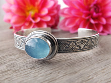 Load image into Gallery viewer, Aquamarine Cuff Bracelet