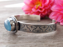 Load image into Gallery viewer, Aquamarine Cuff Bracelet