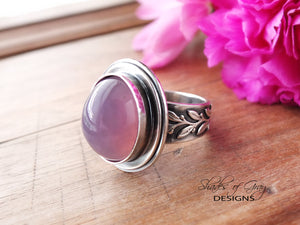 Lilac Chalcedony Ring or Pendant (Choose Your Size)