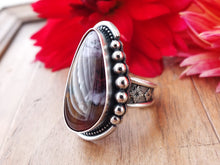 Load image into Gallery viewer, Amethyst Sage Agate Ring or Pendant (Choose Your Size)