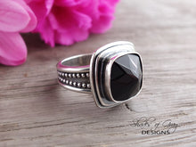 Load image into Gallery viewer, Black Spinel Ring or Pendant (Choose Your Size)