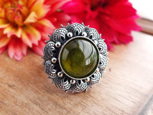 Load image into Gallery viewer, Green Tourmaline Ring or Pendant (Choose Your Size)