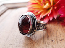 Load image into Gallery viewer, Red Tourmaline Ring or Pendant (Choose Your Size)