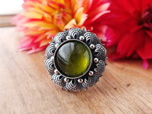 Load image into Gallery viewer, Green Tourmaline Ring or Pendant (Choose Your Size)