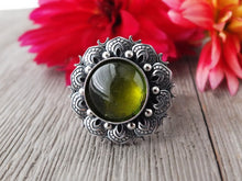 Load image into Gallery viewer, Green Tourmaline Ring or Pendant (Choose Your Size)