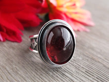 Load image into Gallery viewer, Red Tourmaline Ring or Pendant (Choose Your Size)