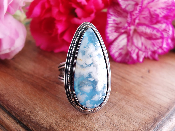 Plume Agate Ring or Pendant (Choose Your Size)