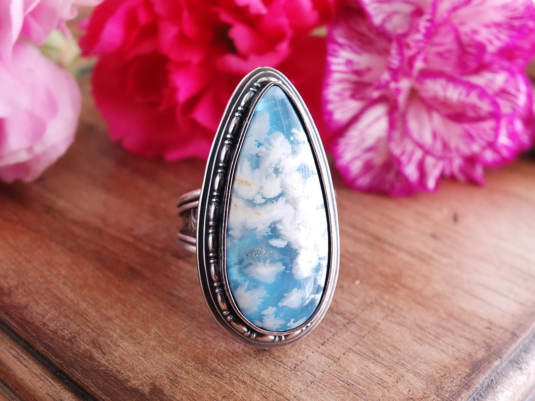 Plume Agate Ring or Pendant (Choose Your Size)