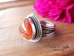 Sunstone Ring or Pendant (Choose Your Size)