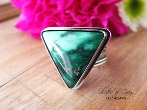 Emerald Rose Variscite Ring or Pendant (Choose Your Size)